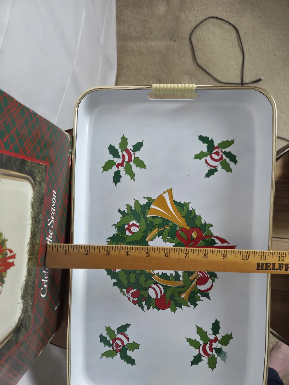 Vintage...Three Piece Lacquer Tray Set.